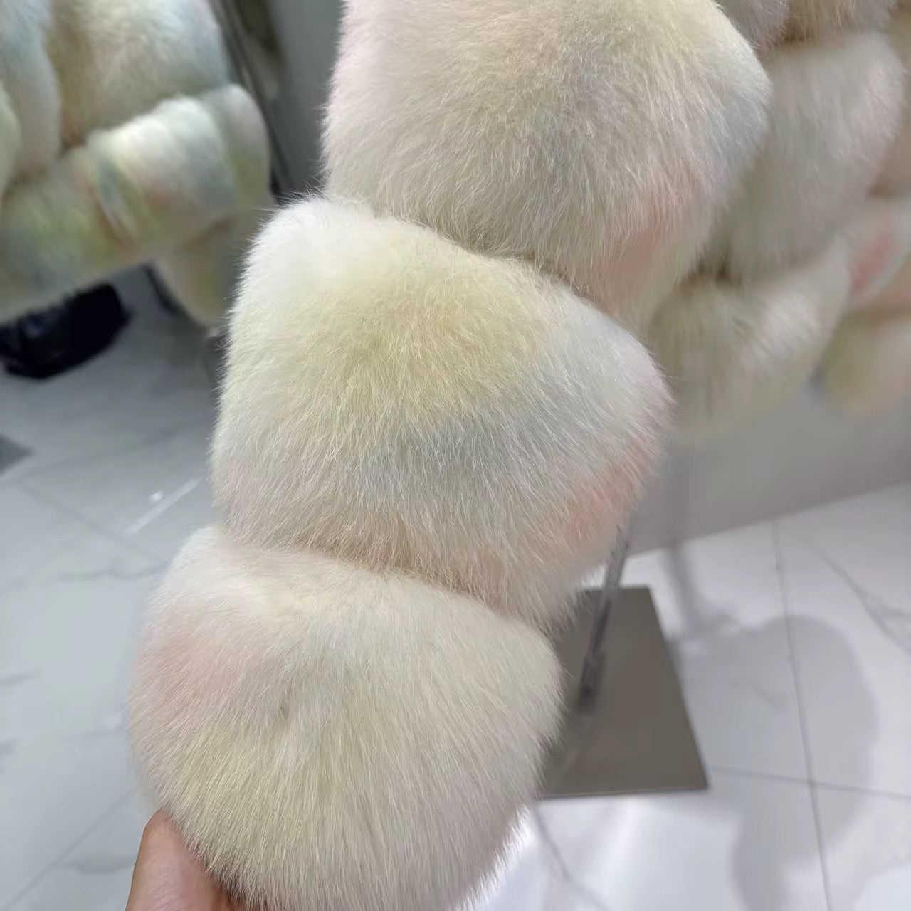 Opal Aurora Luxe Fox Fur Jacket