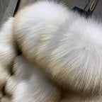 The Élivarre — Winter Veil White Fox Long Coat