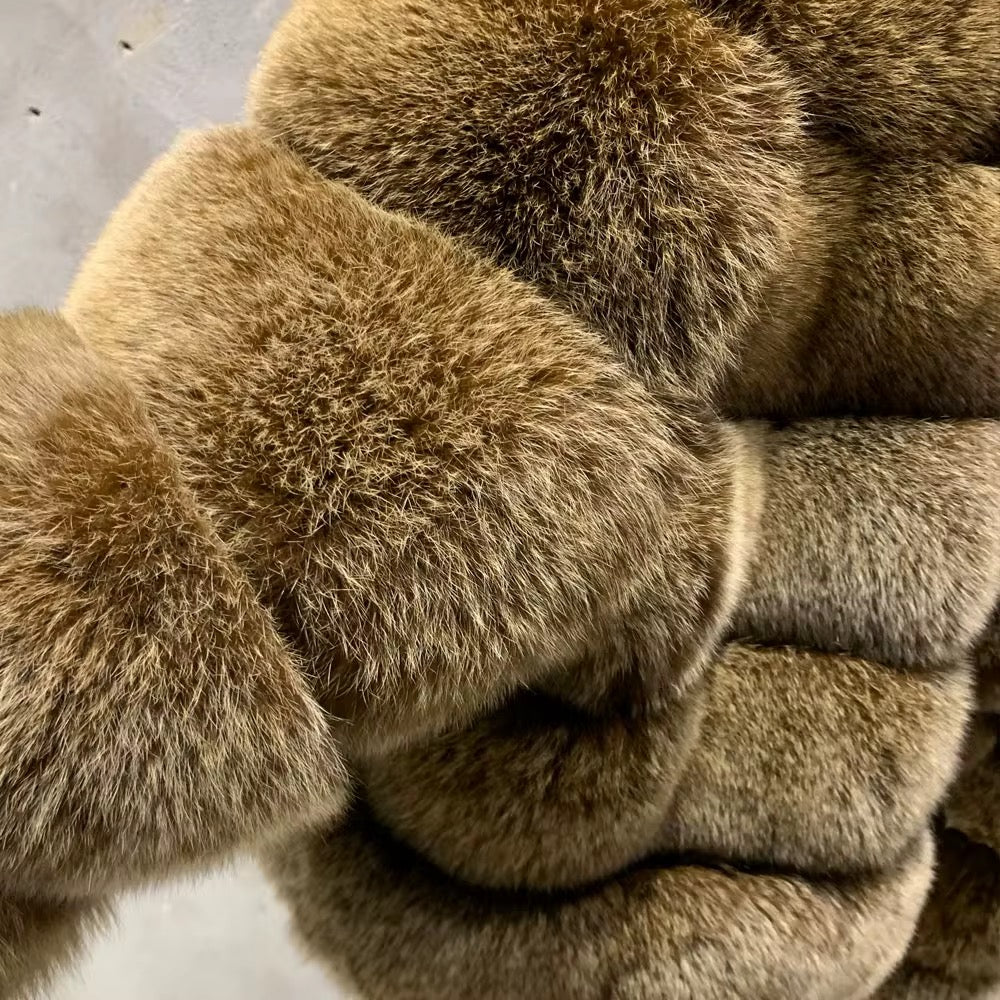 Le Châtenay — Hooded Sable Fox Jacket