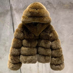 Le Châtenay — Hooded Sable Fox Jacket