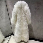 The Aveline — Arctic Ivory Mongolian Shearling Coat
