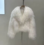 The Celene — Mongolian Lamb Fur Jacket
