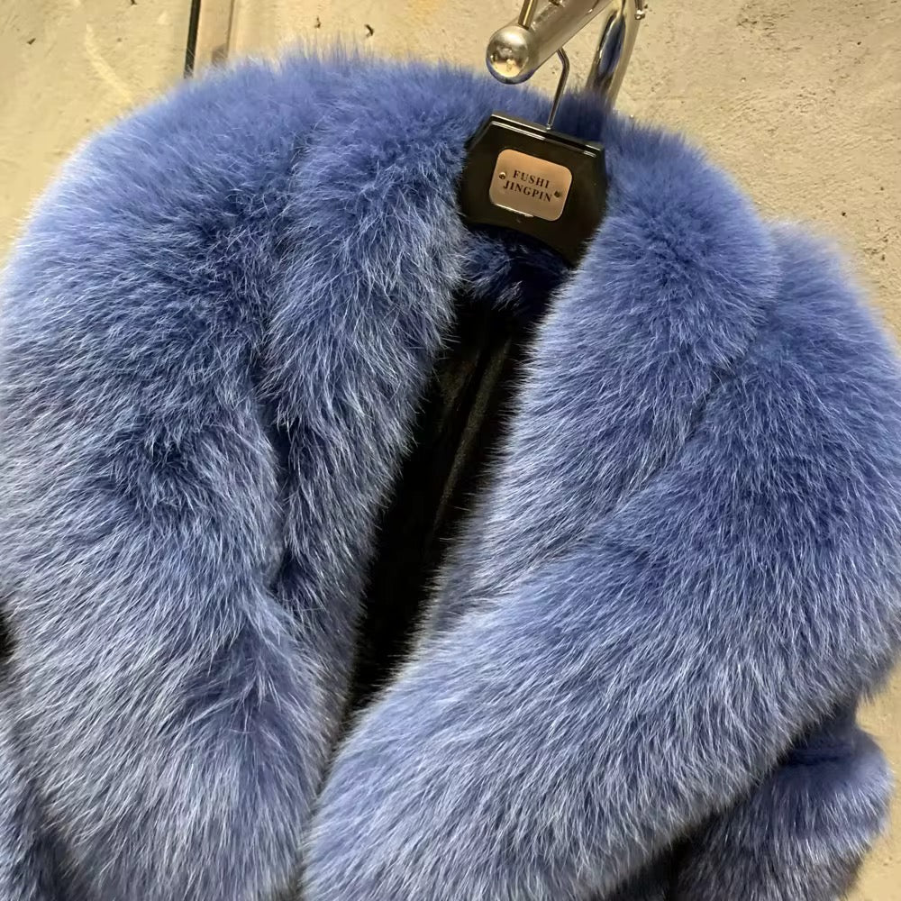 L’Azzurra — The Sapphire Fox Coat