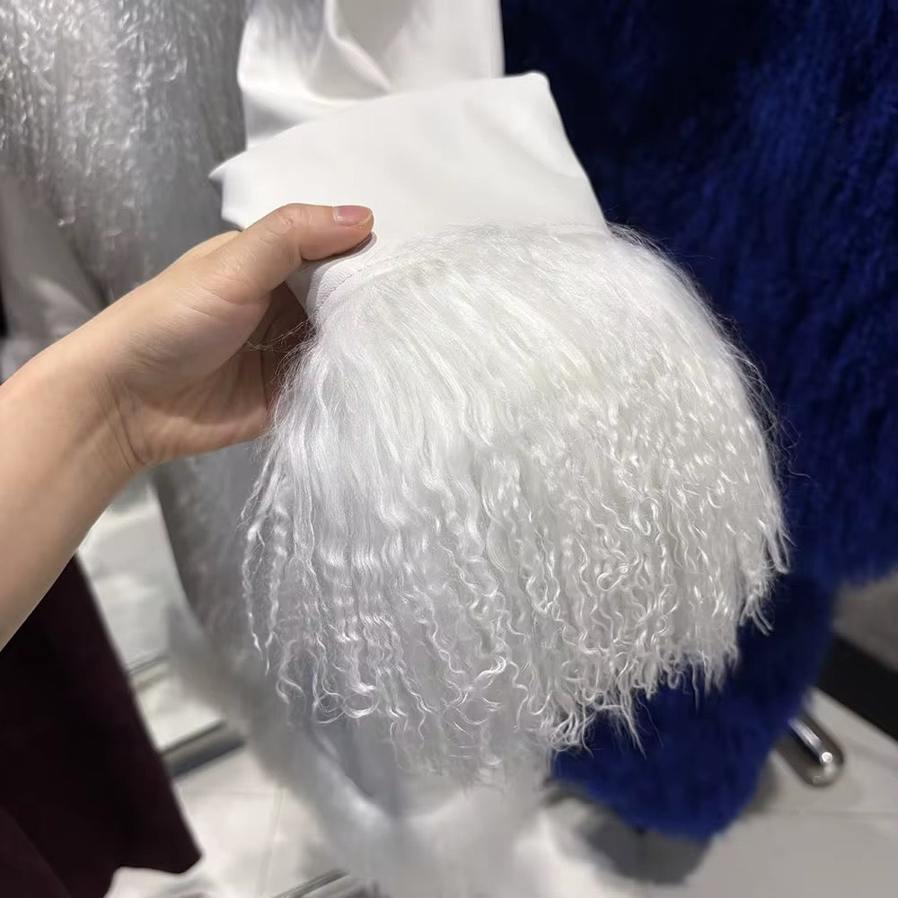 La Rêvenne — Snow Toscana Lamb Coat