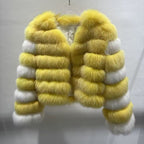 The Solare — Golden Fox Fur Jacket