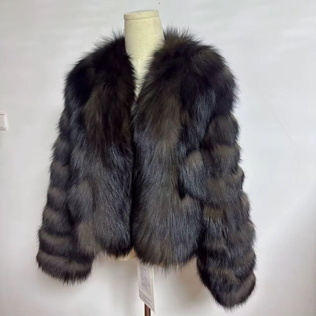 La Notturna — Black Fox Evening Coat