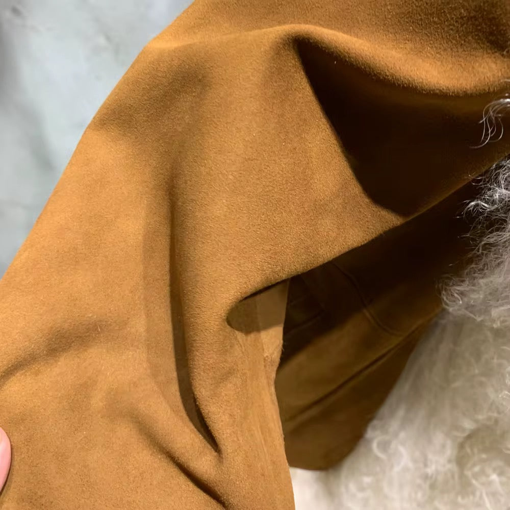 Le Cendrinne — Mocha Toscana Lamb Jacket